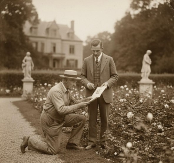 Foto antiga jardineiro